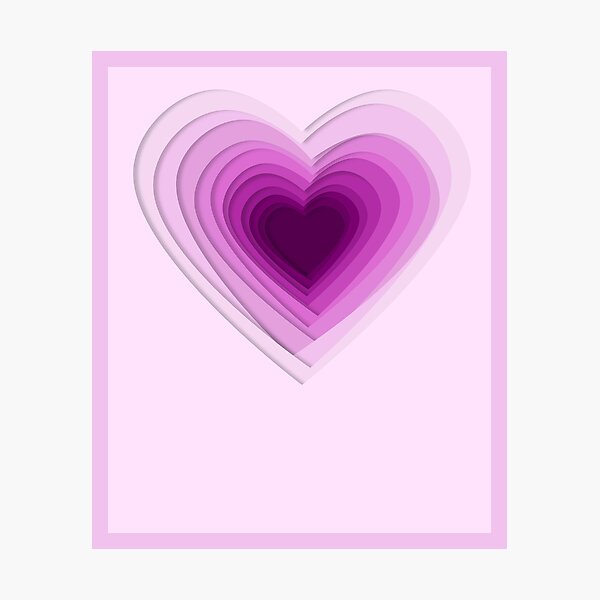 Item preview, The Pink Heart Hole Paper cut Style designed and sold by CJansuebsri.
