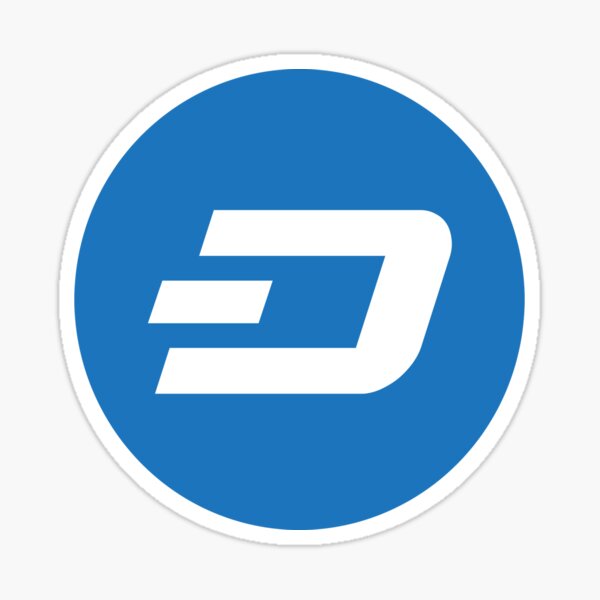 Dash Cryptocurrency Sticker
