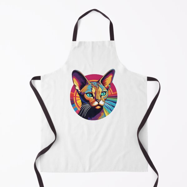 Item preview, Colorful Abyssinian Cat T-Shirt - Unique Feline Apparel designed and sold by EnchantSticks.