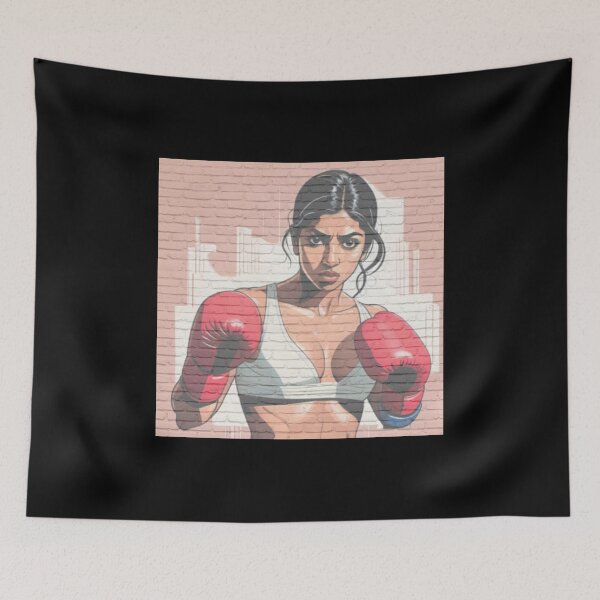 Item preview, Graffiti Art: Boxing Babe designed and sold by halibutgoatramb.