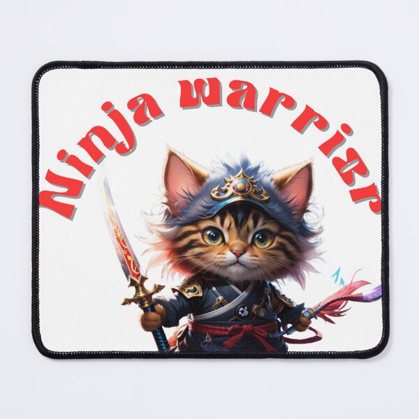 Item preview, Ninja cat, cat warriors ,samurai cat,brave cat, cute ninja cat, mamma's cat, japanese samurai cat, super hero cat, vintage ninja cat, vintage cat, gifts for her designed and sold by Cat-culture-art.
