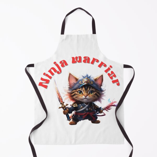 Item preview, Ninja cat, cat warriors ,samurai cat,brave cat, cute ninja cat, mamma's cat, japanese samurai cat, super hero cat, vintage ninja cat, vintage cat, gifts for her designed and sold by Cat-culture-art.