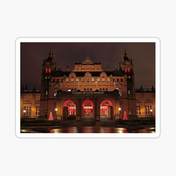 "Kelvingrove Art Gallery Glasgow" Sticker for Sale by GillianSweeney