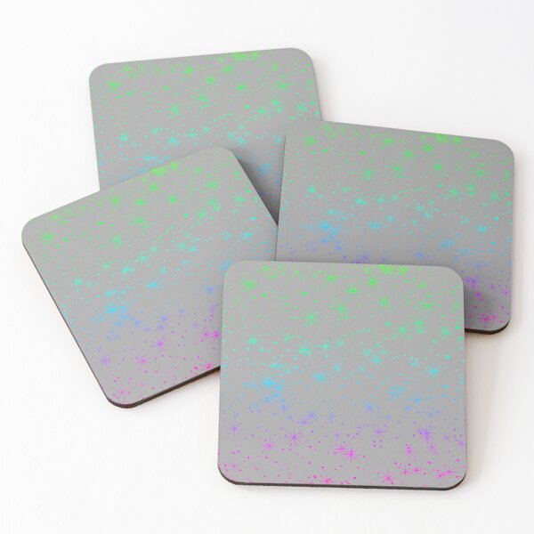 Item preview, Colorful stars on gray background designed and sold by HarridanCreates.