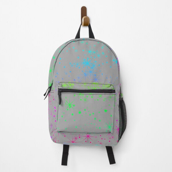 Item preview, Colorful stars on gray background designed and sold by HarridanCreates.