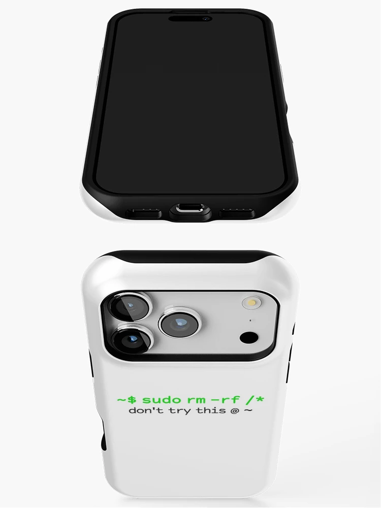 Thumbnail 3 of 4, iPhone Case, Superuser Sudo Rm Rf Command Arch Linux Programmer designed and sold by fomodesigns.