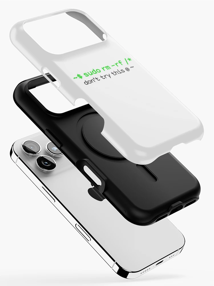 Thumbnail 2 of 4, iPhone Case, Superuser Sudo Rm Rf Command Arch Linux Programmer designed and sold by fomodesigns.