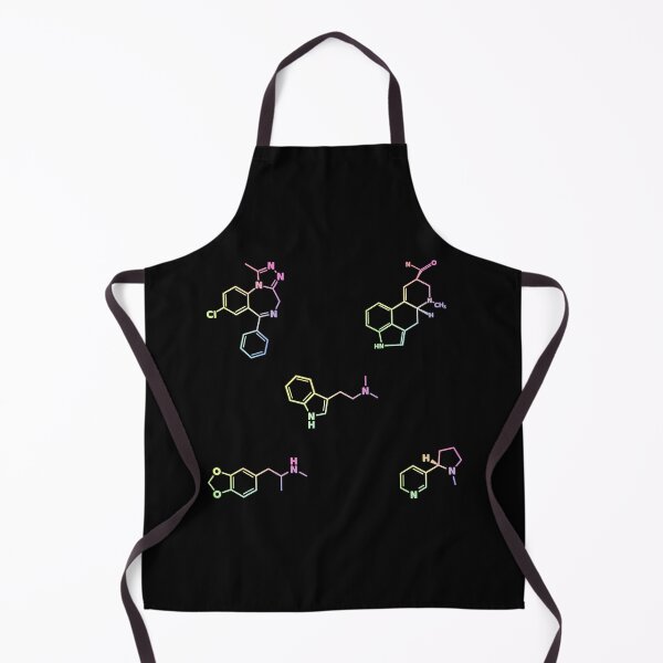 Item preview, Xanax, LSD, DMT, MDMA, Nicotine Chemical Structure Molecules designed and sold by ScienceCorner.