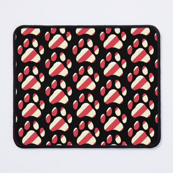 Item preview, Festive Stripes Pixel Pawprint designed and sold by galaxydaydreams.
