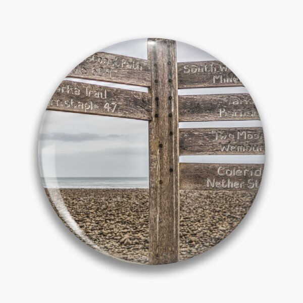 Item preview, Lynmouth Beach Sign, Devon, England designed and sold by Paul Thompson Photography.