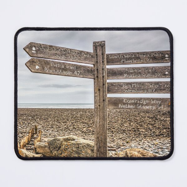 Item preview, Lynmouth Beach Sign, Devon, England designed and sold by Paul Thompson Photography.