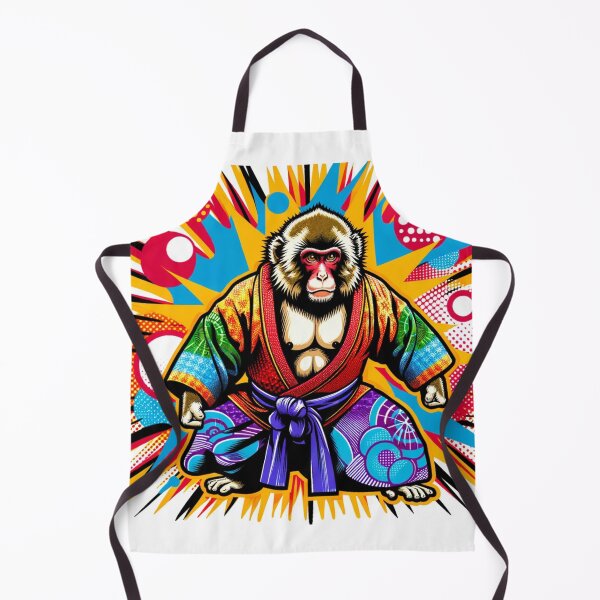 Item preview, "Snow Monkey Sumo Wrestler Tee Design" designed and sold by KNAA.