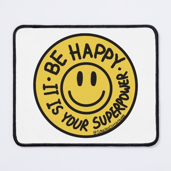 Item preview, Spreading Positivity Series - 正能量語錄-Be Happy, It's your superpower designed and sold by smallestthings.