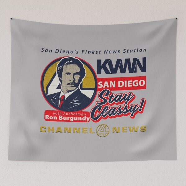 Item preview, Channel 4 KVWN Stay Classy designed and sold by Alema Art.
