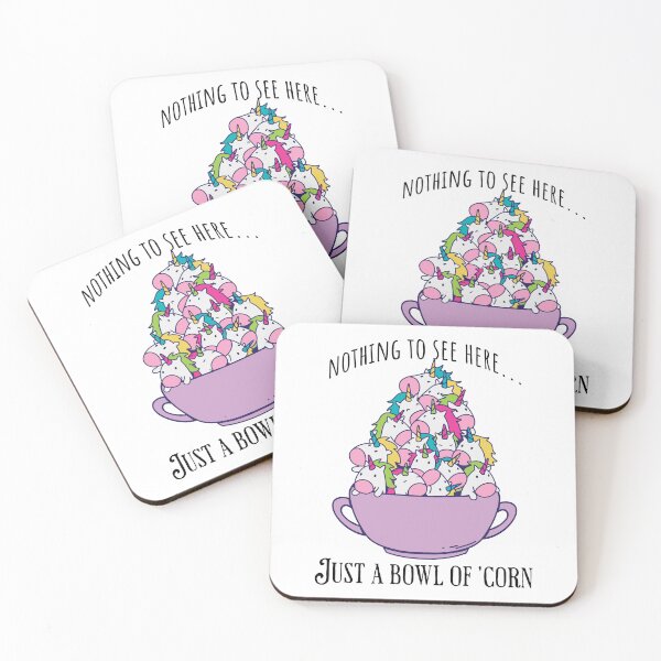 Item preview, Just A Bowl of 'Corn funny Unicorn design designed and sold by LuxindaSwirl.