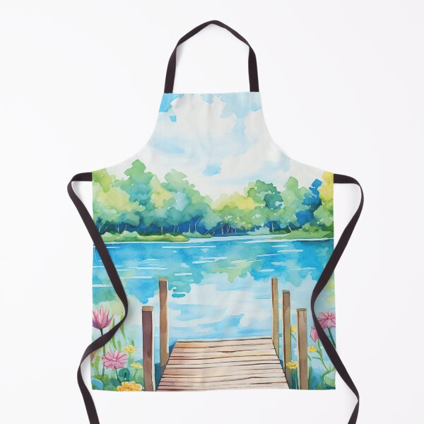 Item preview, Riverfront Tranquility: Blossoms by the Dock designed and sold by LittleLuvies.