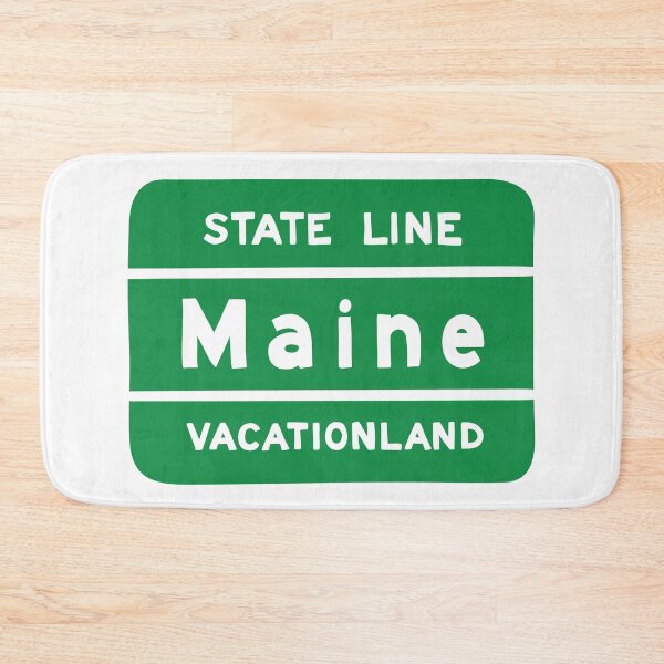 Item preview, Welcome to Maine State Line Sign Vacationland designed and sold by Nickwilljack.