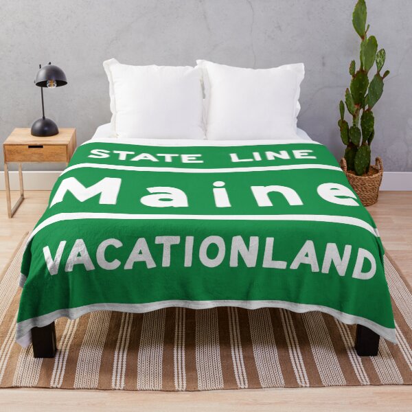 Item preview, Welcome to Maine State Line Sign Vacationland designed and sold by Nickwilljack.