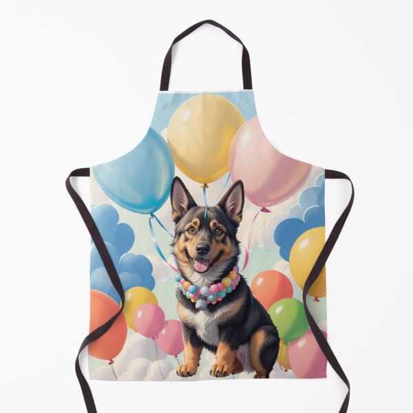 Item preview, Portrait adorable German Shepherd beautiful colorful landscape designed and sold by Tio-Tecun.