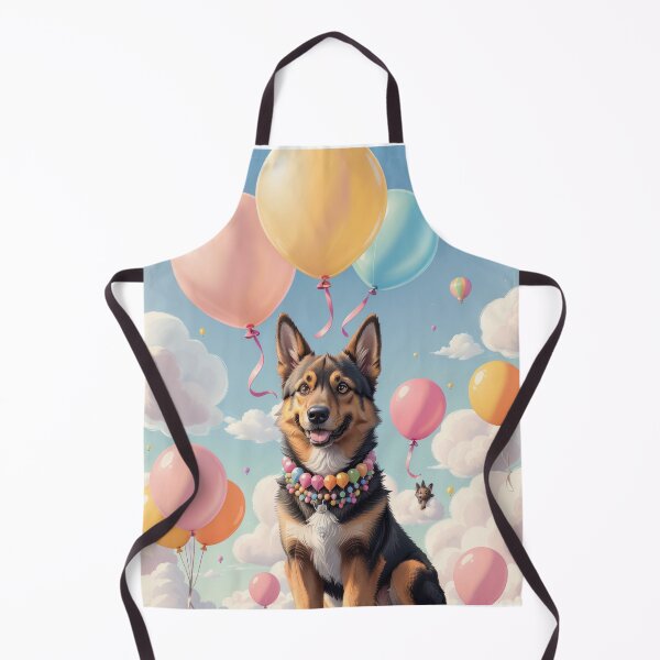 Item preview, Portrait adorable German Shepherd beautiful colorful landscape designed and sold by Tio-Tecun.