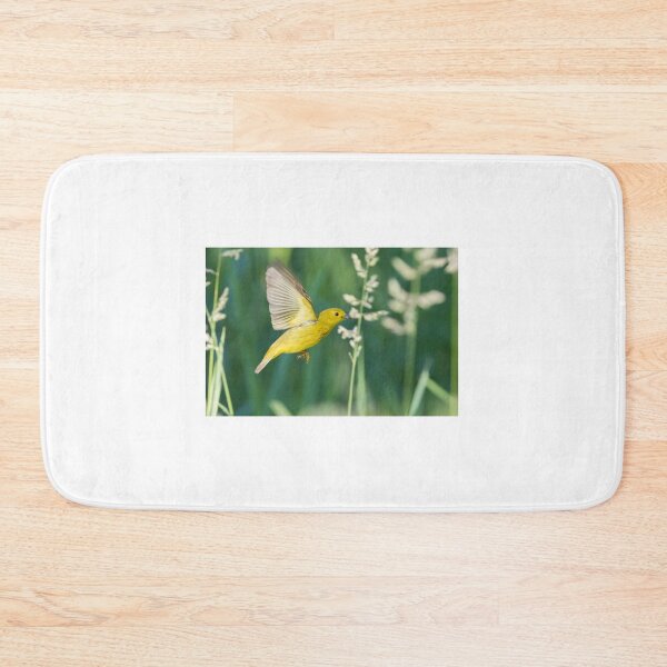 Item preview, Yellow Warbler feeding in flight designed and sold by MIRCEA COSTINA.