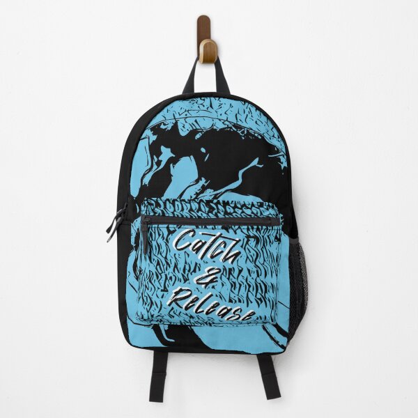 Item preview, Catch & Release Blue Fishing Graphic Motif designed and sold by FishingMD.