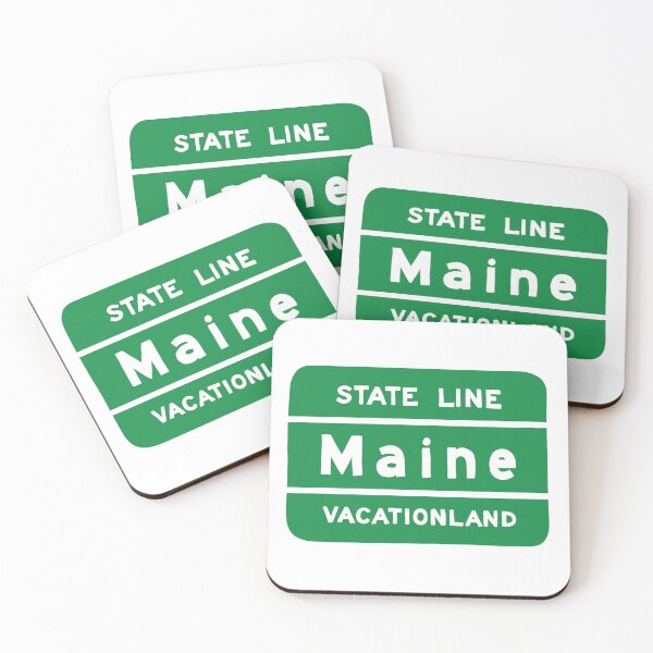 Item preview, Welcome to Maine State Line Sign Vacationland designed and sold by Nickwilljack.
