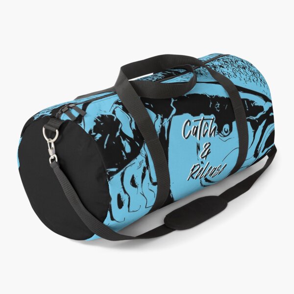 Item preview, Catch & Release Blue Fishing Graphic Motif designed and sold by FishingMD.