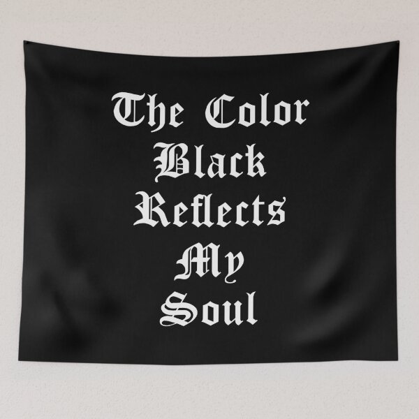 Item preview, The color black reflects my soul designed and sold by yoshra.