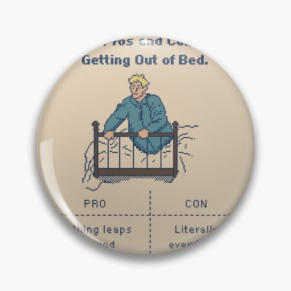 Item preview, Morning Dilemma: Bed vs. World - 8bit Pixelart designed and sold by pxlboy.