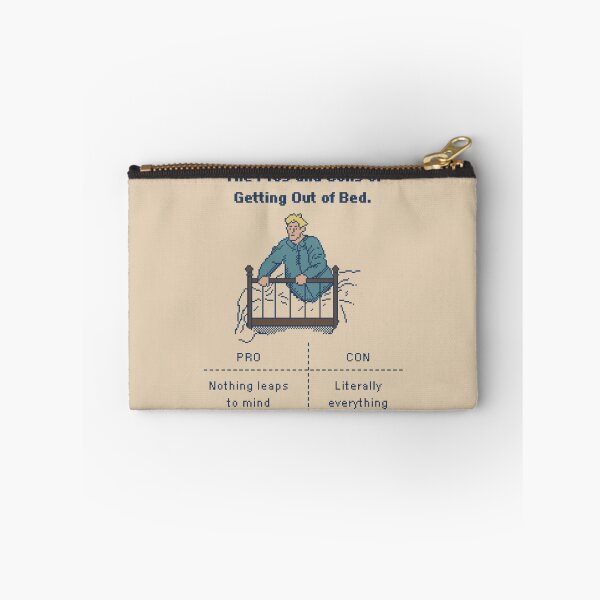 Item preview, Morning Dilemma: Bed vs. World - 8bit Pixelart designed and sold by pxlboy.