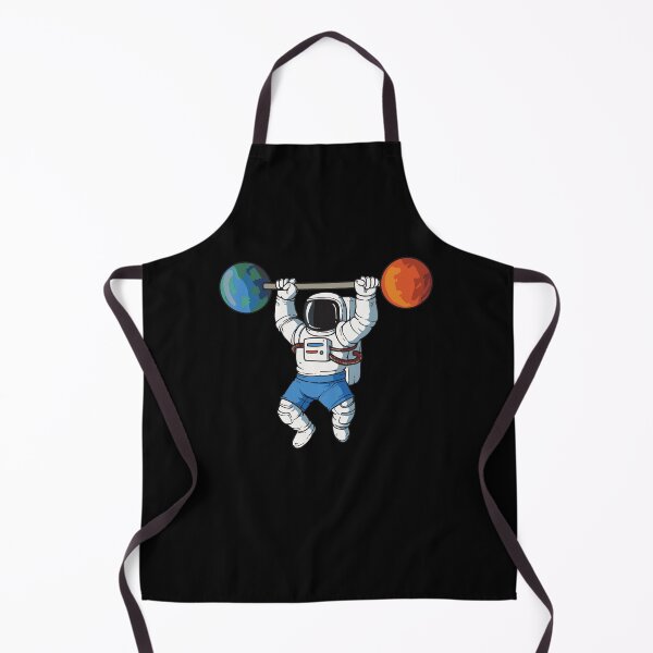 Item preview, Astronaut Weightlifter Weight Space designed and sold by MooonTees.