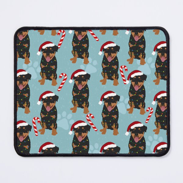 Item preview, Christmas Rottweiler Dog Pattern designed and sold by KantstandyaC.
