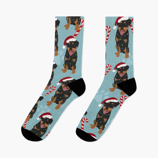 Item preview, Christmas Rottweiler Dog Pattern designed and sold by KantstandyaC.