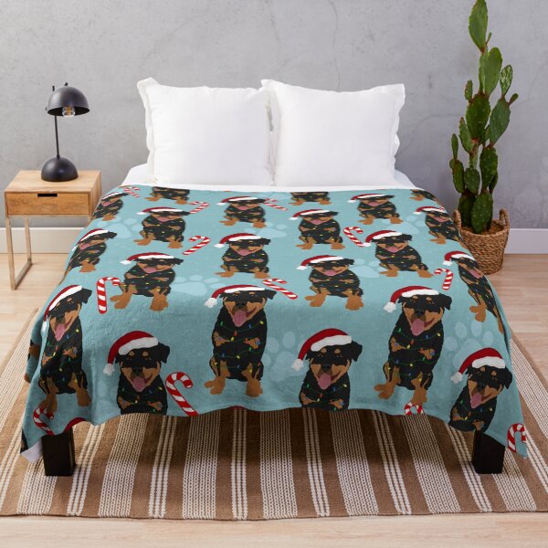 Item preview, Christmas Rottweiler Dog Pattern designed and sold by KantstandyaC.