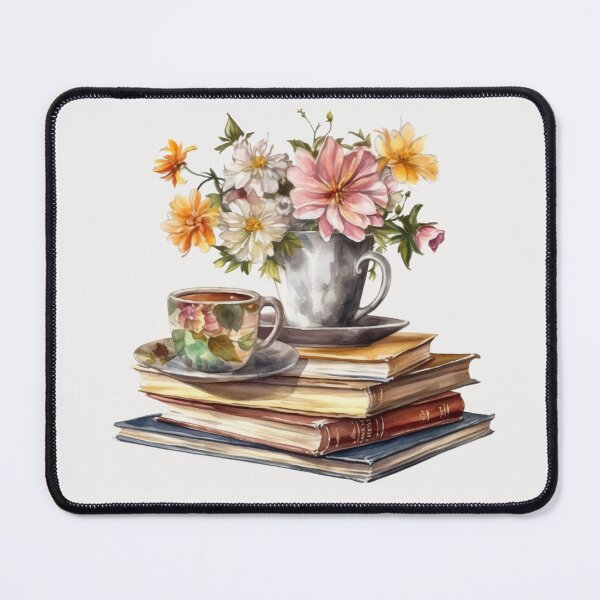 Item preview, Coffee, Books and Flowers  designed and sold by Sketch-Shack.