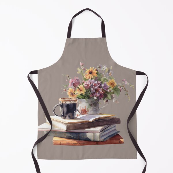 Item preview, Coffee, Books and Flowers  designed and sold by Sketch-Shack.