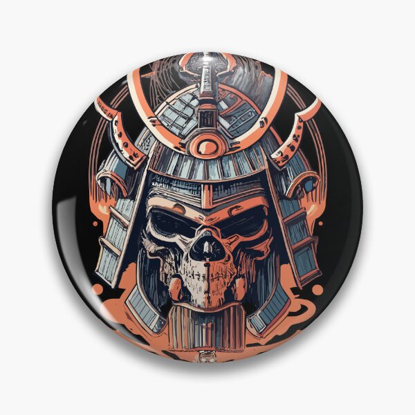 Item preview, Skeleton Samurai Oni Mask  designed and sold by MechaRon.