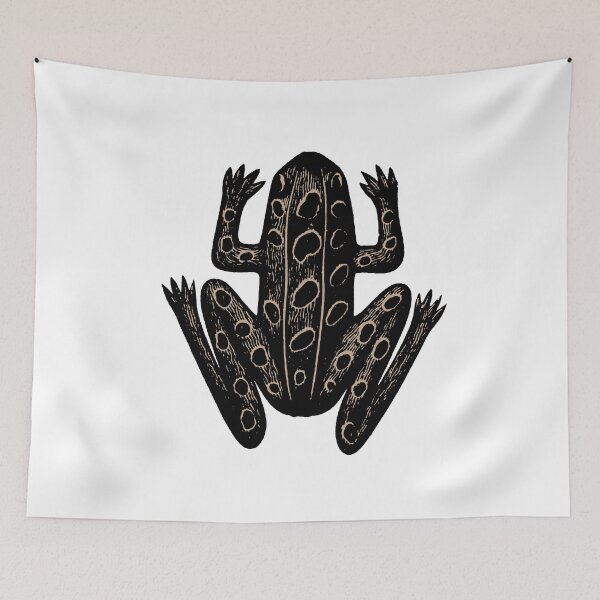 Item preview, Psychedelic Frogs - Taupe designed and sold by TheBigRooster.