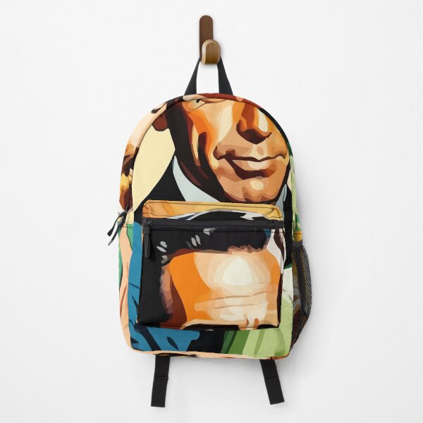 Item preview, Digital portrait inspired by Bogart and Bergman popart background designed and sold by clon-dot-net.
