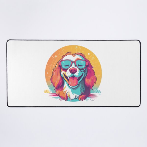 Item preview, Happy, colorful and Funny Dog face, smily face designed and sold by tarekmeziani.