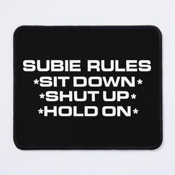 Item preview, Subie Rules designed and sold by lolotees.