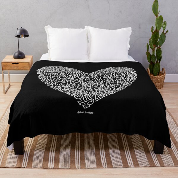 Item preview, Black Heart of Doodles designed and sold by Demi-doodles.