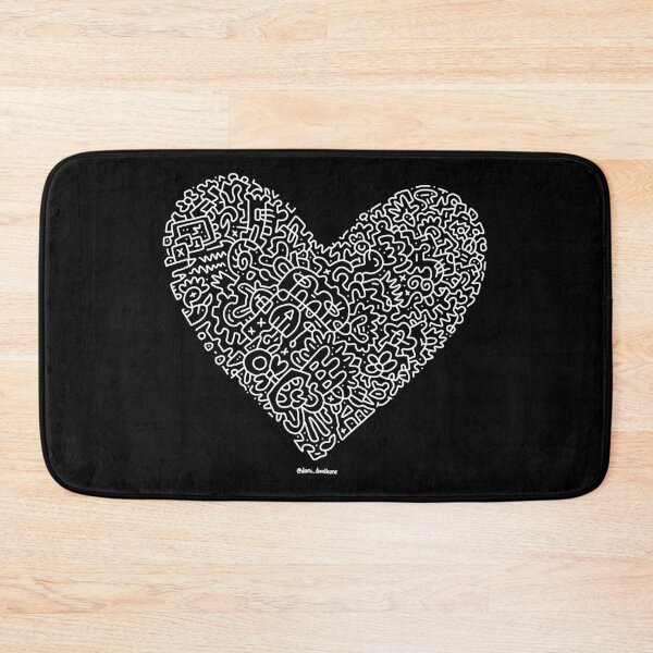 Item preview, Black Heart of Doodles designed and sold by Demi-doodles.