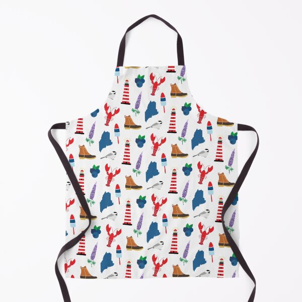 Item preview, Maine Icons Lobster Lighthouse Chickadee Buoy designed and sold by Nickwilljack.