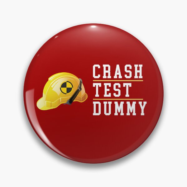 Item preview, Crash Test Dummy Yellow Safety Helmet with White Light Text and Yellow Line Separated designed and sold by activlifewear.