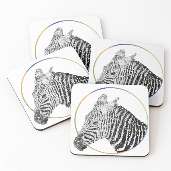 Item preview, Zebra / Animal portrait / Line art / Dot art designed and sold by Tomaudebert.