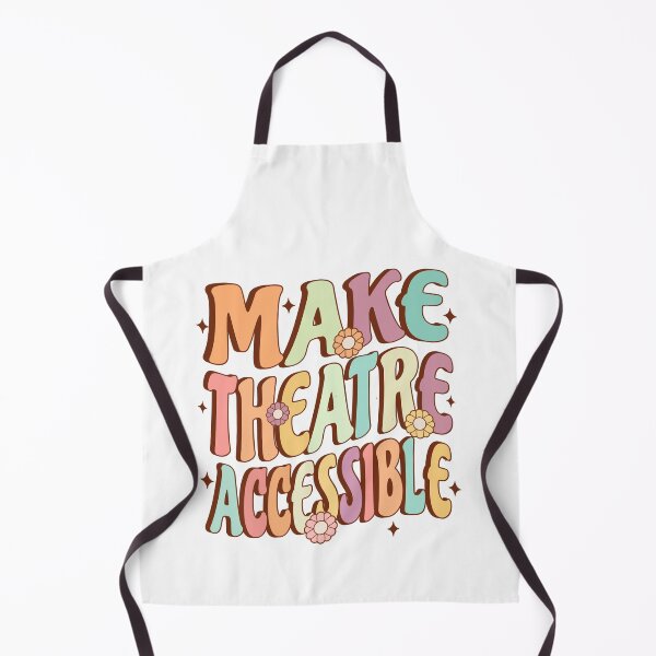 Item preview, Make Theatre Accessible Retro Groovy Design designed and sold by HalloweenGift.