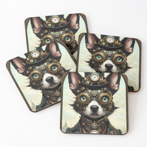Item preview, Steampunk'd Dog designed and sold by CherryBlack.