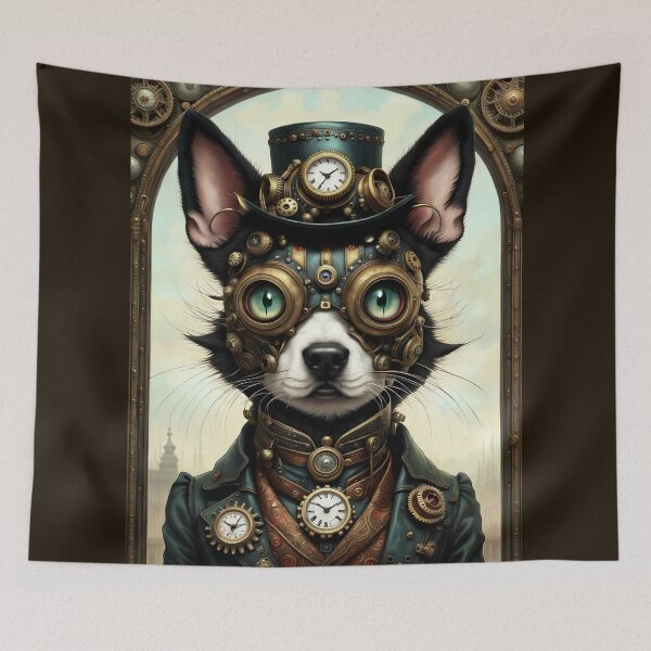 Item preview, Steampunk'd Dog designed and sold by CherryBlack.